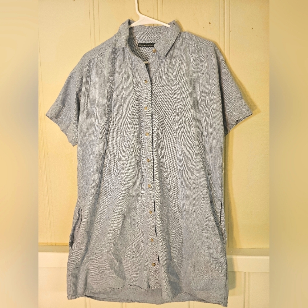 Abercrombie & Fitch Medium T-shirt Dress With Pockets No Belt Included